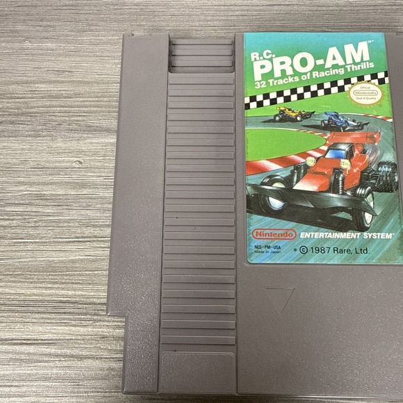 R.C. Pro-Am NES ( 1987 Nintendo Entertainment System) Cartridge - Picture 3 of 9